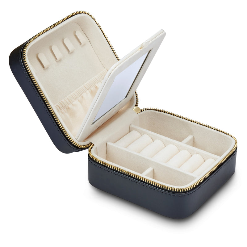 Schmuck Organizer mit Spiegel Medium schwarz