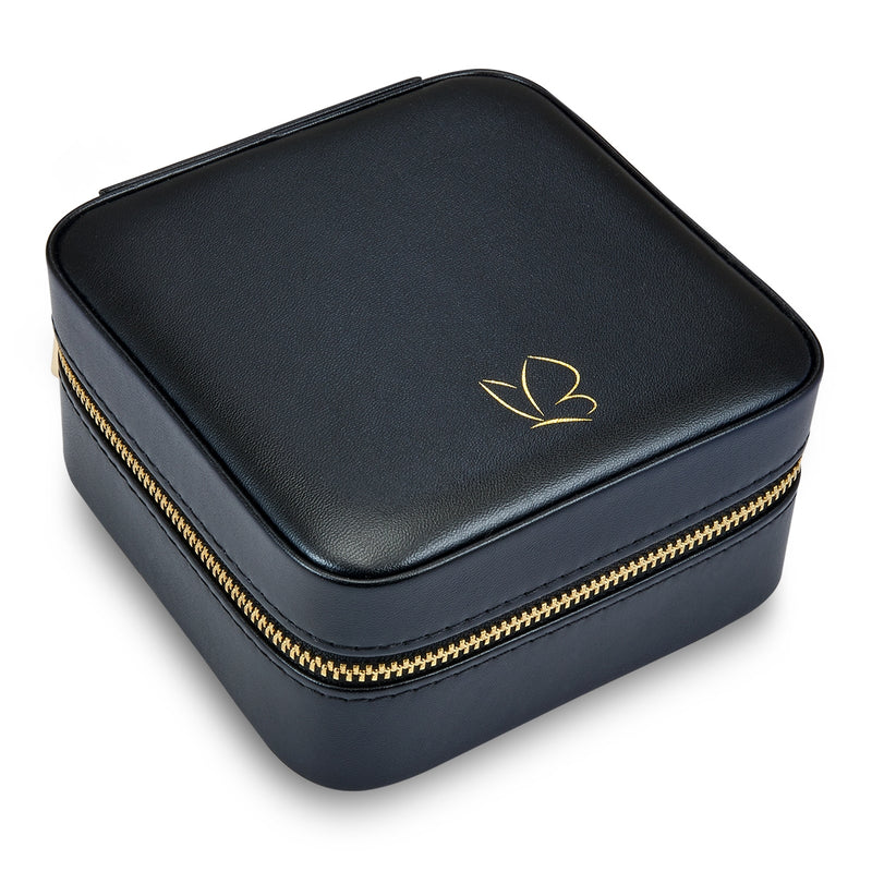 Schmuck Organizer mit Spiegel Medium schwarz