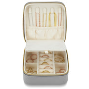 Schmuck Organizer mit Spiegel Medium grau