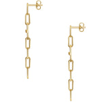 Ohrhänger mit Zirkonia gelbgold