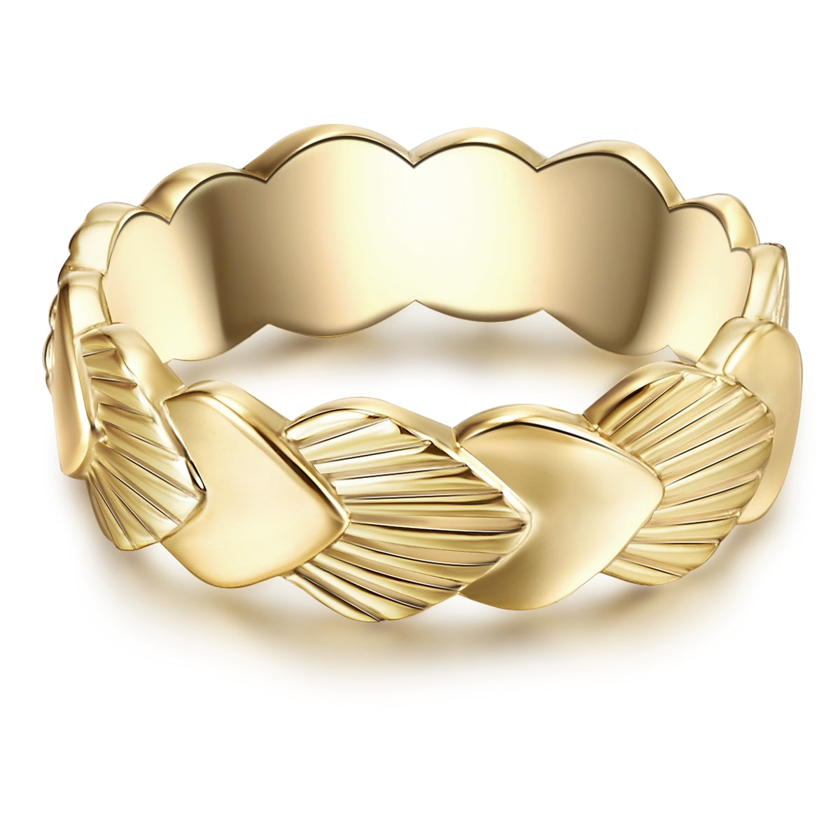 Ring Muschel gold