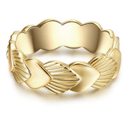 Ring Muschel gold