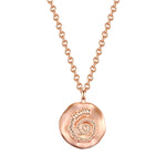Halskette mit Muschel roségold