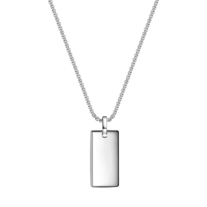 Kette DOG-TAG silber
