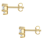 Ohrstecker gold Zirkonia