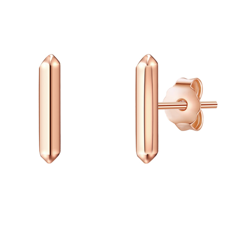 Ohrstecker roségold Stäbchen