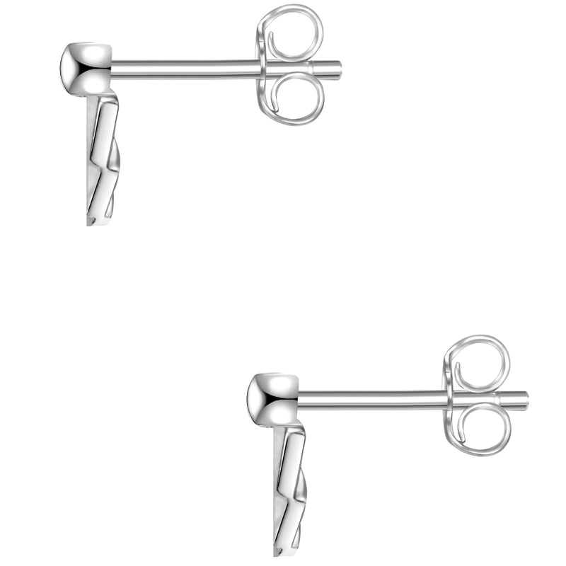 Ohrstecker silber Fächer