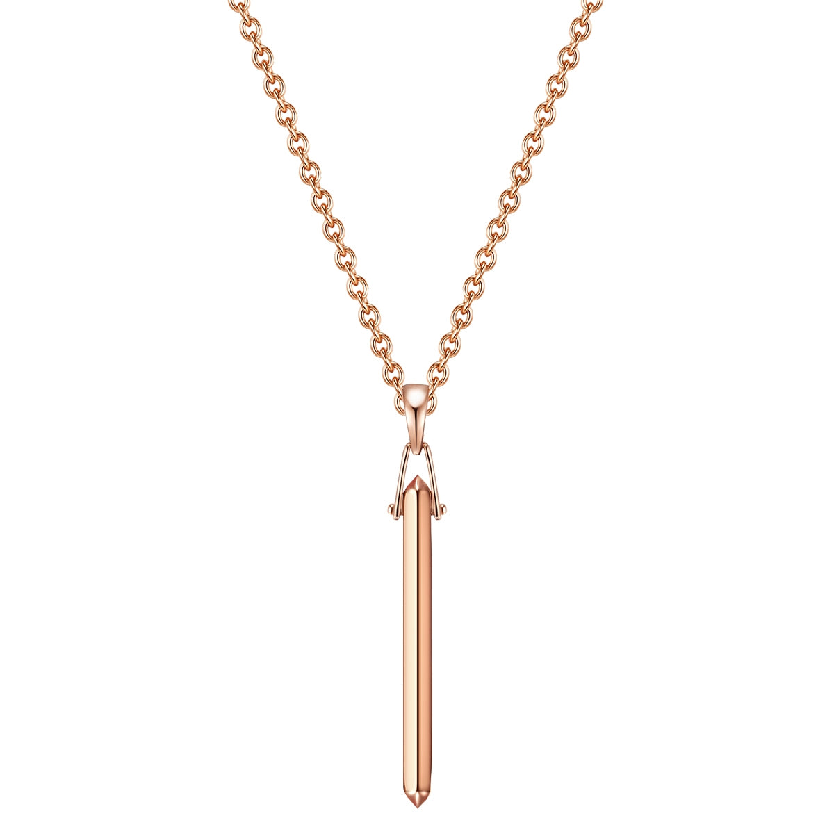 Halskette mit Stab roségold