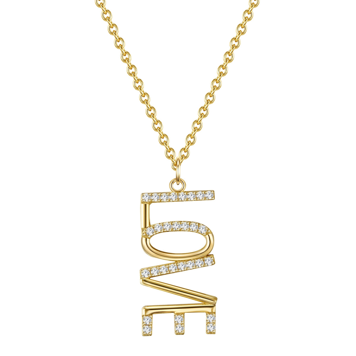 Halskette mit LOVE Zirkonia