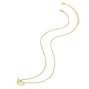 Halskette Fächer gold – Ansicht 3