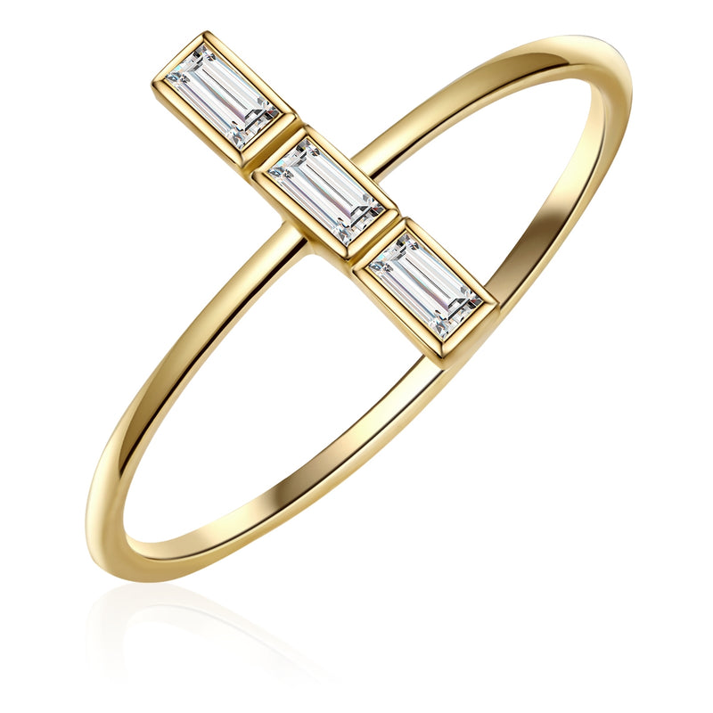 Ring gold Steg