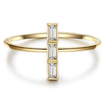 Ring gold Steg