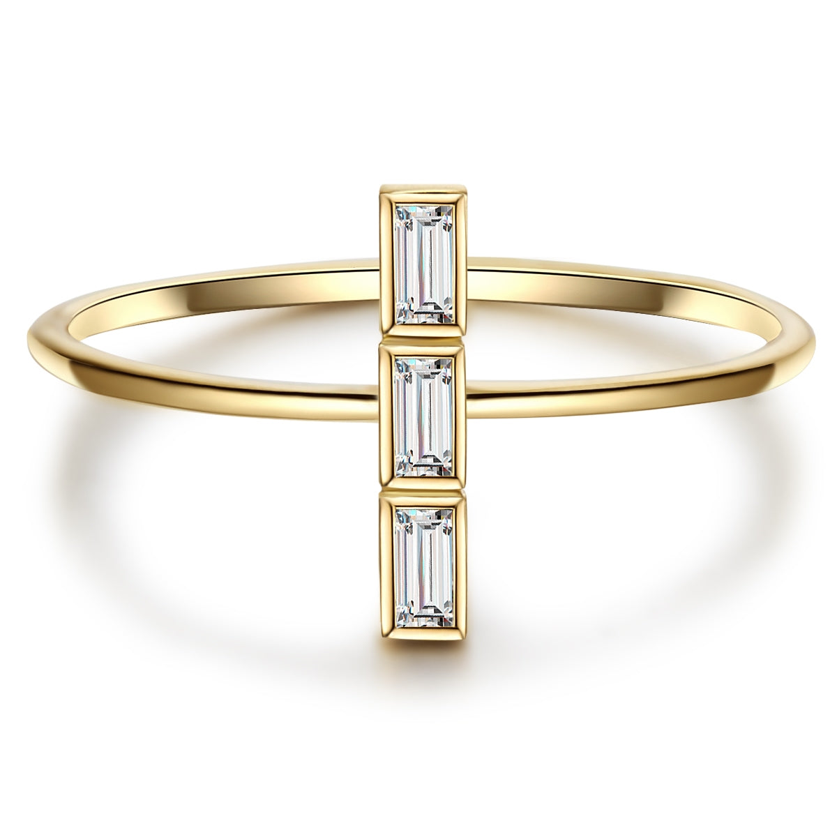 Ring gold Steg