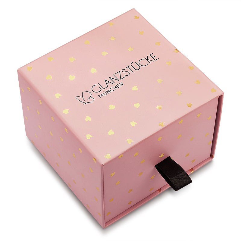 Damenuhr roségold Lederarmband schwarz