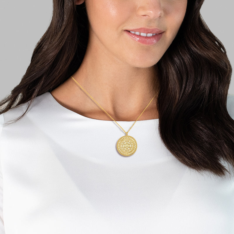 Münzkette gold