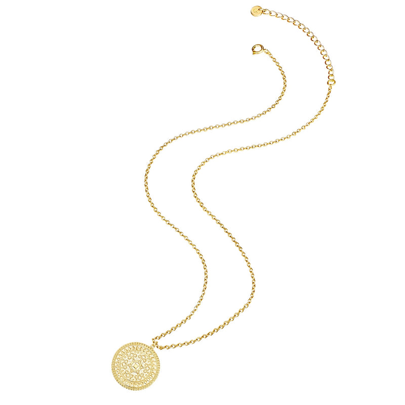 Münzkette gold