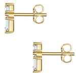 Ohrstecker gold Zirkonia