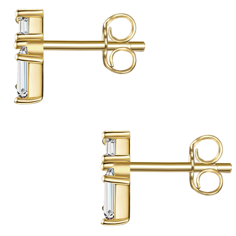 Ohrstecker gold Zirkonia