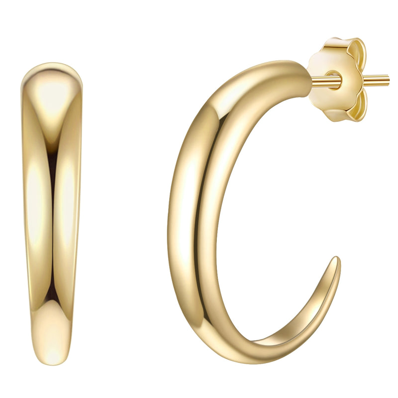 Goldene Halbcreolen