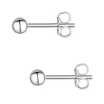 Ohrstecker Kugel silber