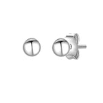 Ohrstecker Kugel silber