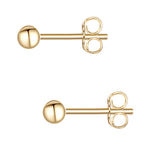 Ohrstecker Kugel gold