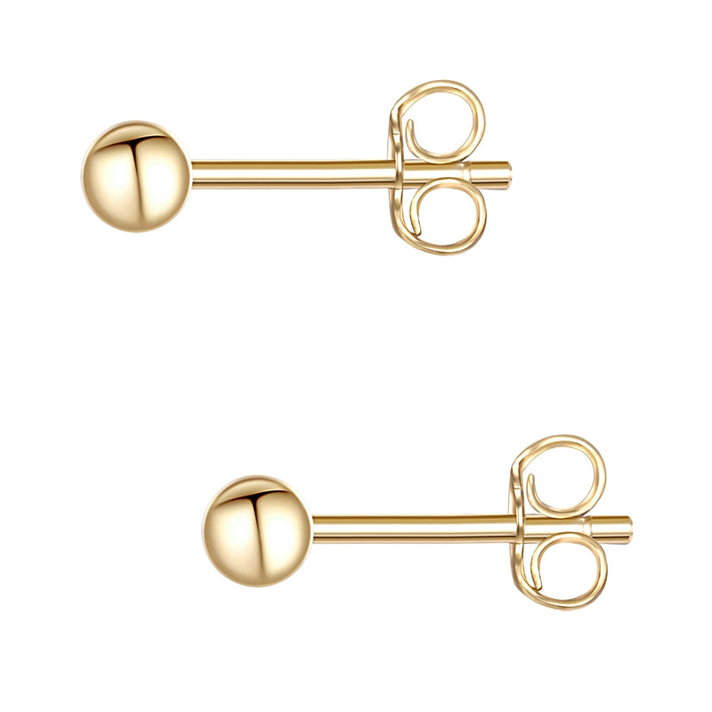 Ohrstecker Kugel gold