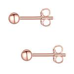 Ohrstecker Kugel roségold