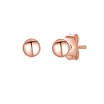 Ohrstecker Kugel roségold