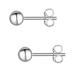 Ohrstecker silber mit Kugeln