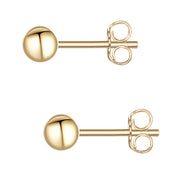 Ohrstecker gold mit Kugeln