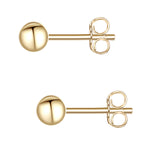 Ohrstecker gold mit Kugeln