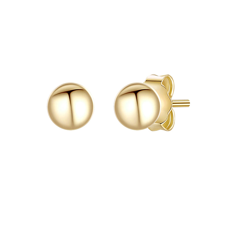 Ohrstecker gold mit Kugeln