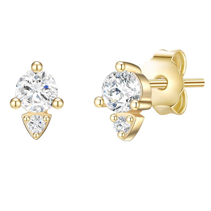 Ohrstecker gold trendy