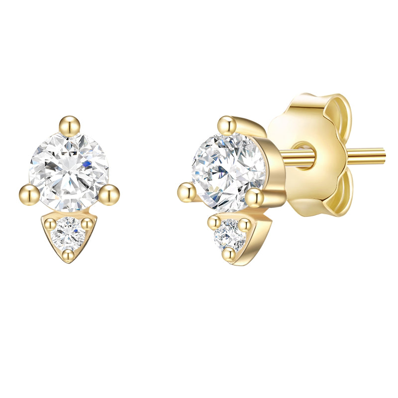 Ohrstecker gold trendy