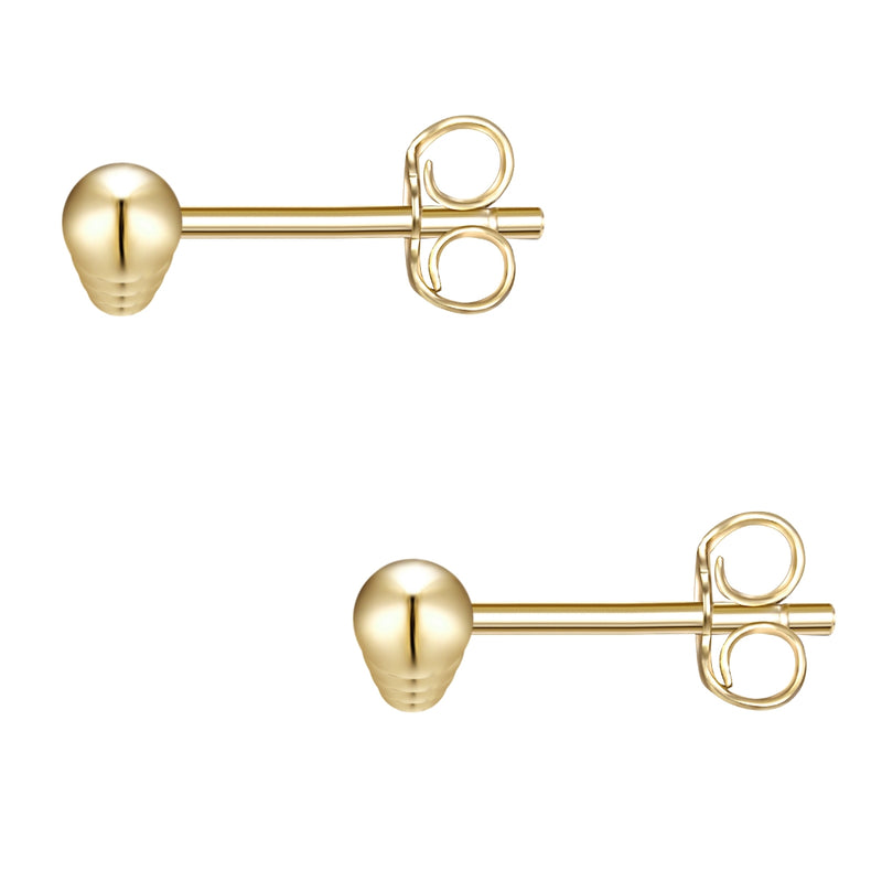 Ohrstecker mit Kugeln silber