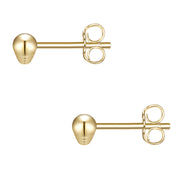 Ohrstecker mit Kugeln silber