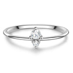 Silber Ring mit Zirkonia