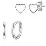 Ohrstecker und Creolen Set