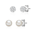 Ohrstecker Set Perlen Zirkonia