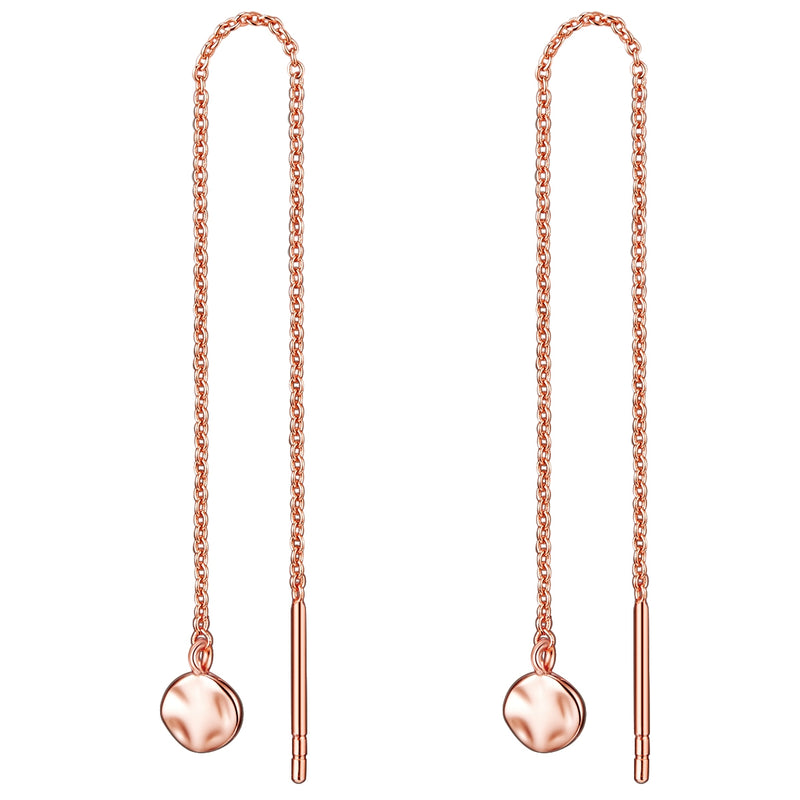 Ohrringe hängend roségold