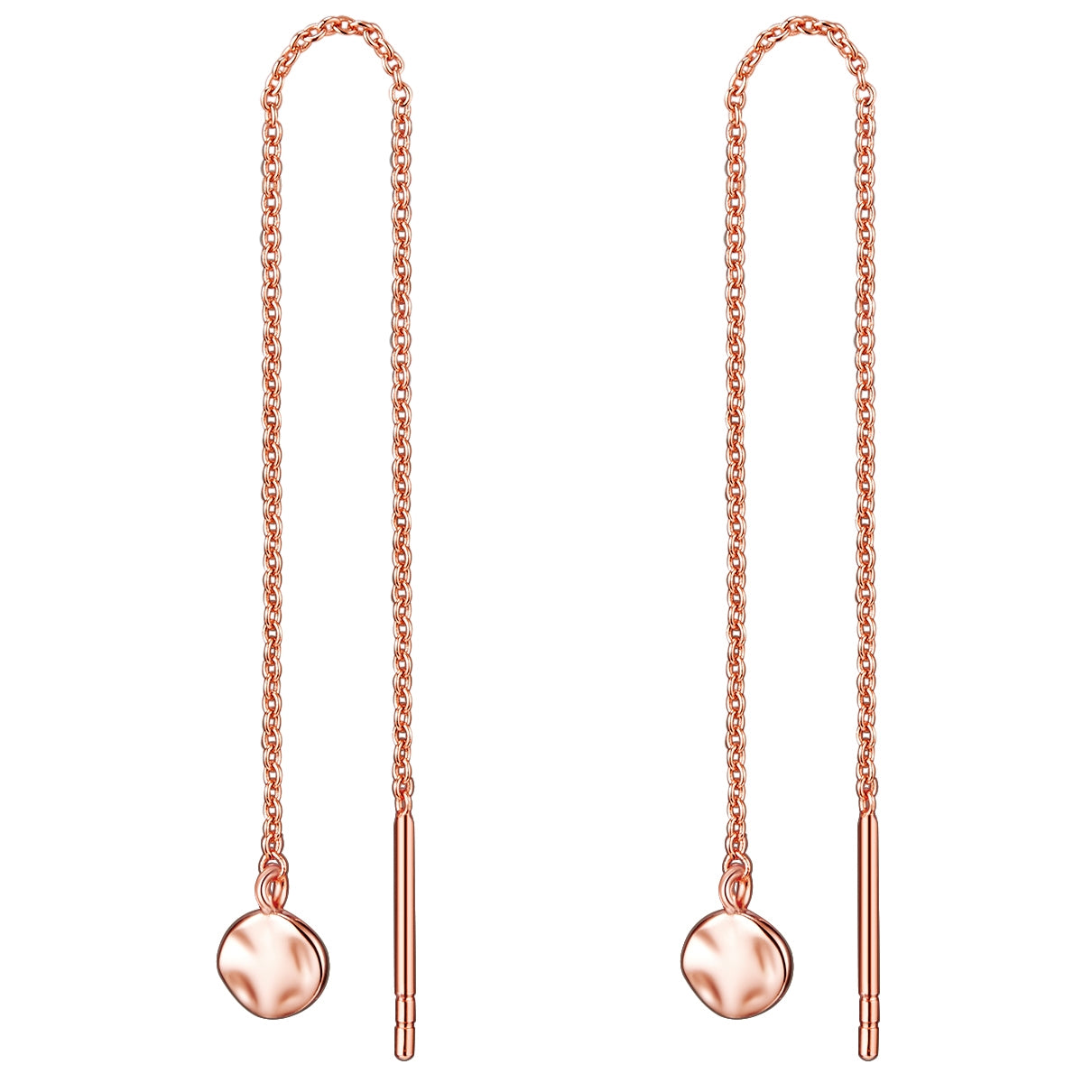 Ohrringe hängend roségold