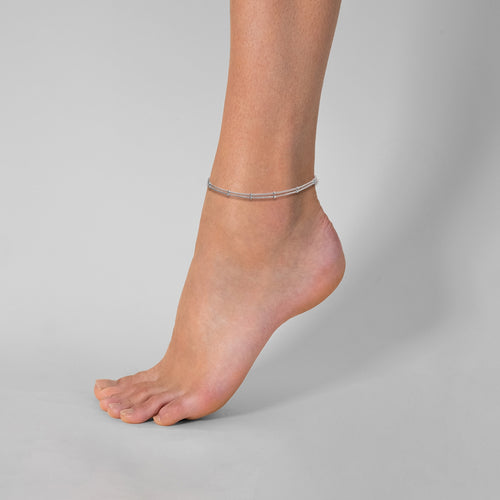 Fußkette silber