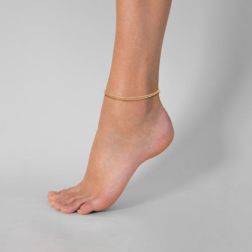 Fußkette gold