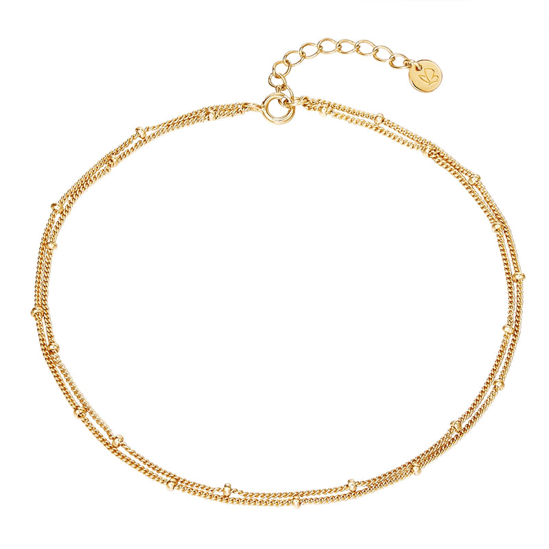 Fußkette gold