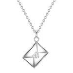 Kette UMSCHLAG mit Zirkonia silber