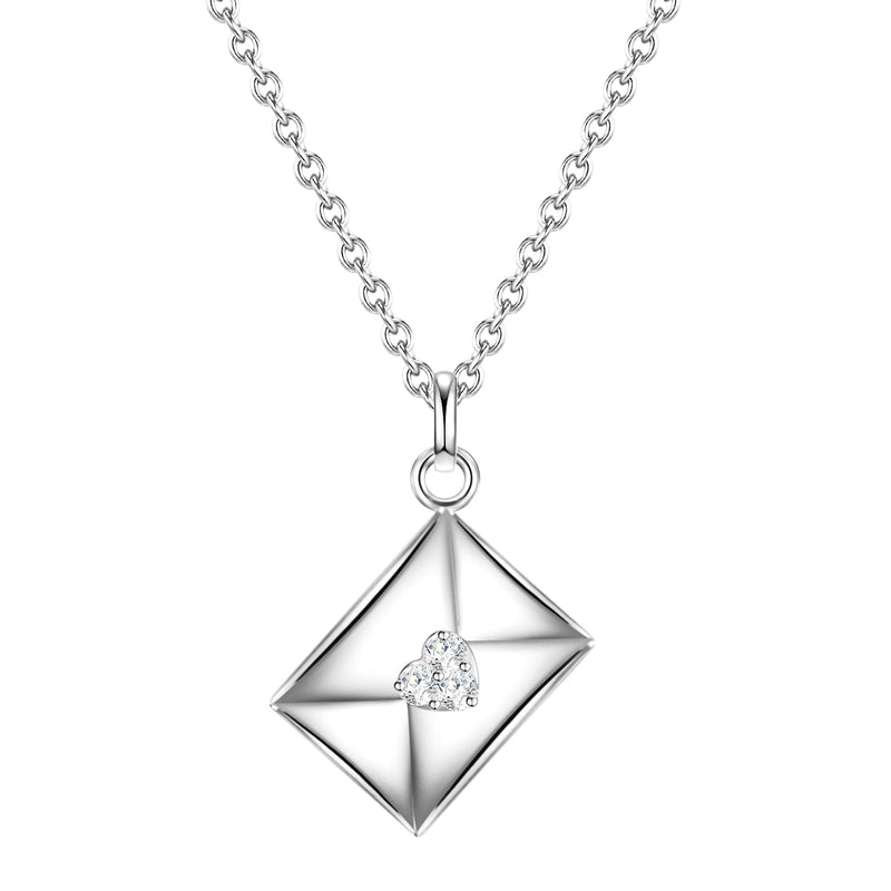 Kette UMSCHLAG mit Zirkonia silber