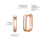 Creolen roségold Geo