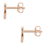 Herz Set Ohrstecker Kette Armband roségold