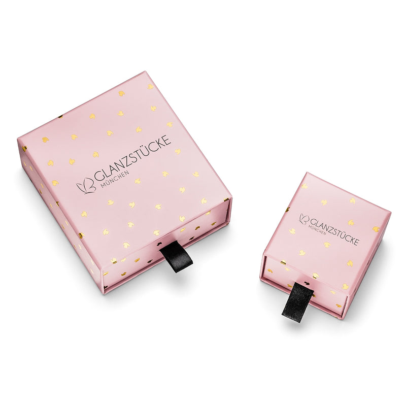 Ohrstecker HERZEN tri-color, 3er Set